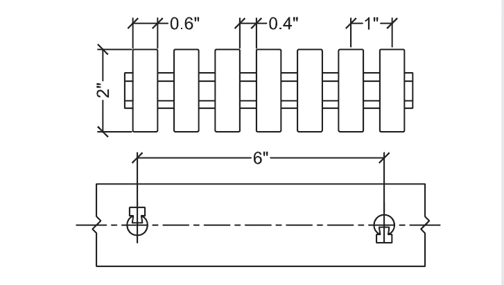 HD Bar HDPI-2040 dimensions