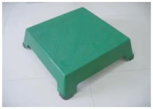 Grating with bonded plate